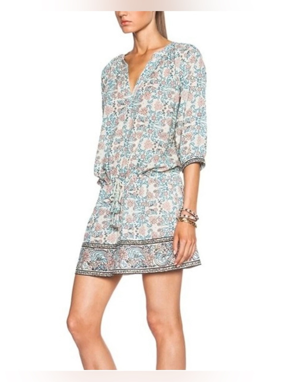 Women’s  Ulla Johnson Jaipur Floral Dress Size 2 Bohemian Beach Quiet Money